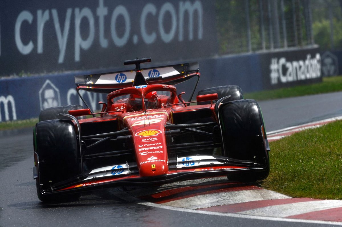 Drama voor Ferrari in Montreal: Sainz en Leclerc geven beiden op